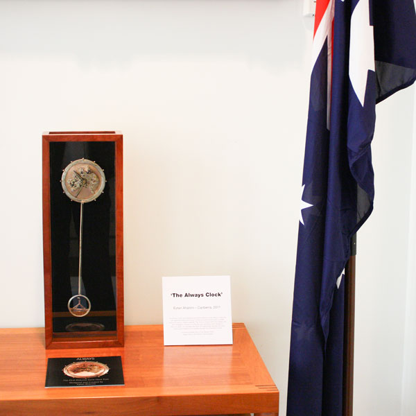 The Always Clock installed in the suite of the Speaker of the House